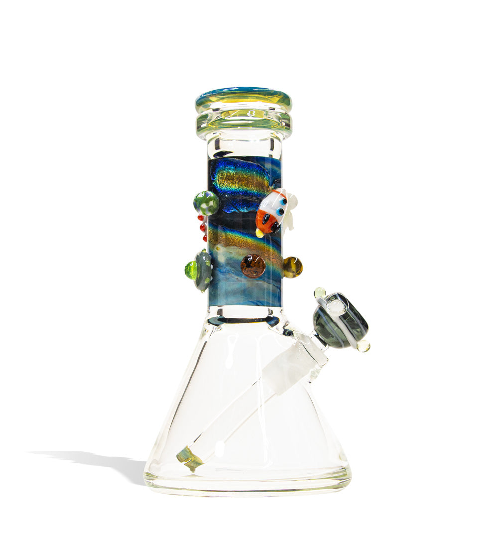 Empire Glassworks Galactic Baby Beaker on white background