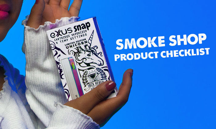 Smoke Shop Product Checklist