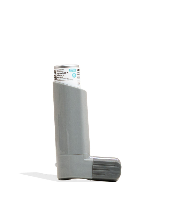 Grey Smyle Inhaler 510 Battery and Cloud Filters Front View on White Background