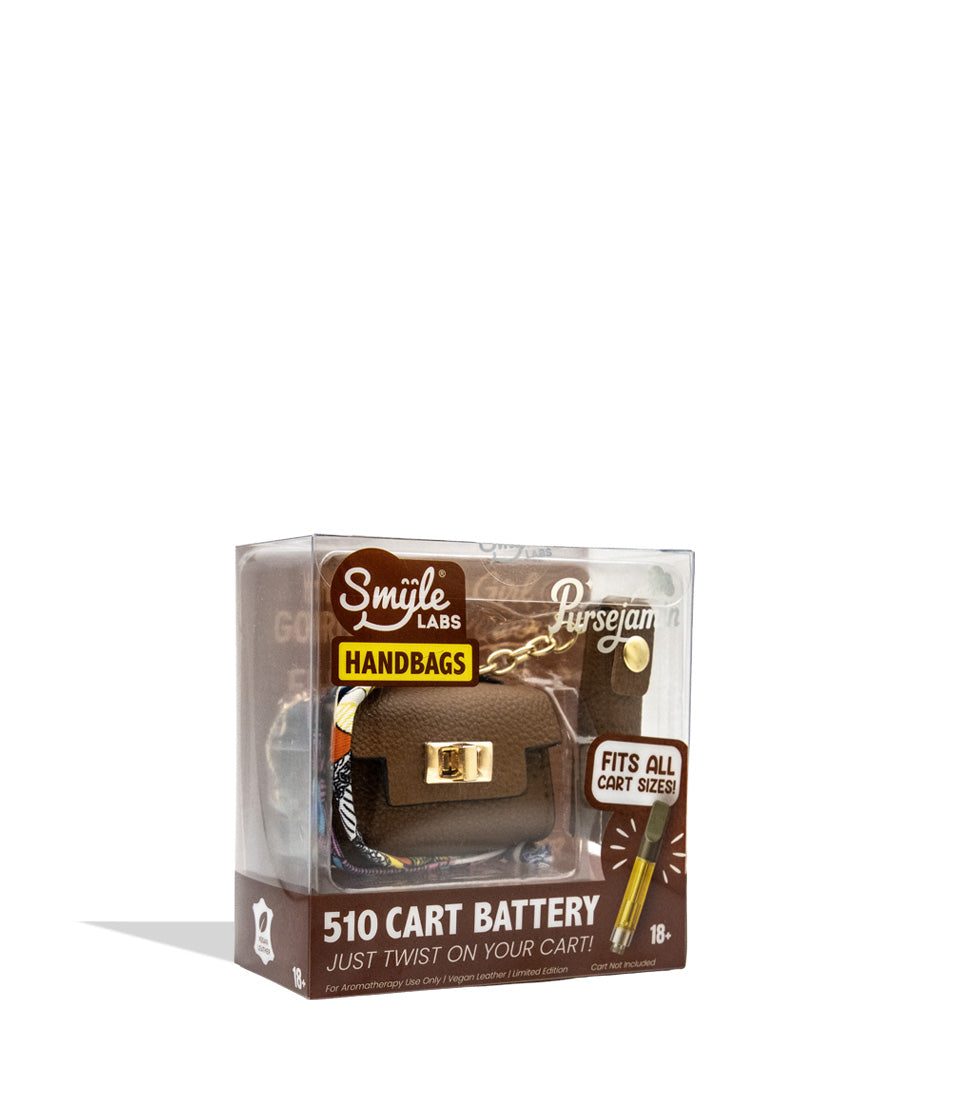 Smyle Pursejamin cartridge vaporizer box packaging side view on white background