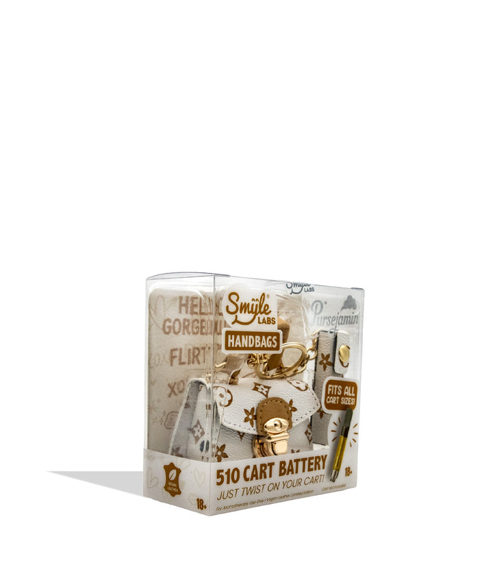 Smyle Pursejamin cartridge vaporizer box packaging side view on white background