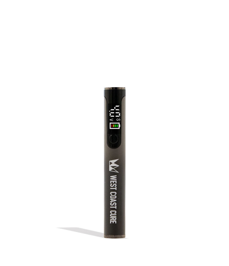 Gray West Coast Cure Flash Variable Voltage Battery 15pk Front View on White Background