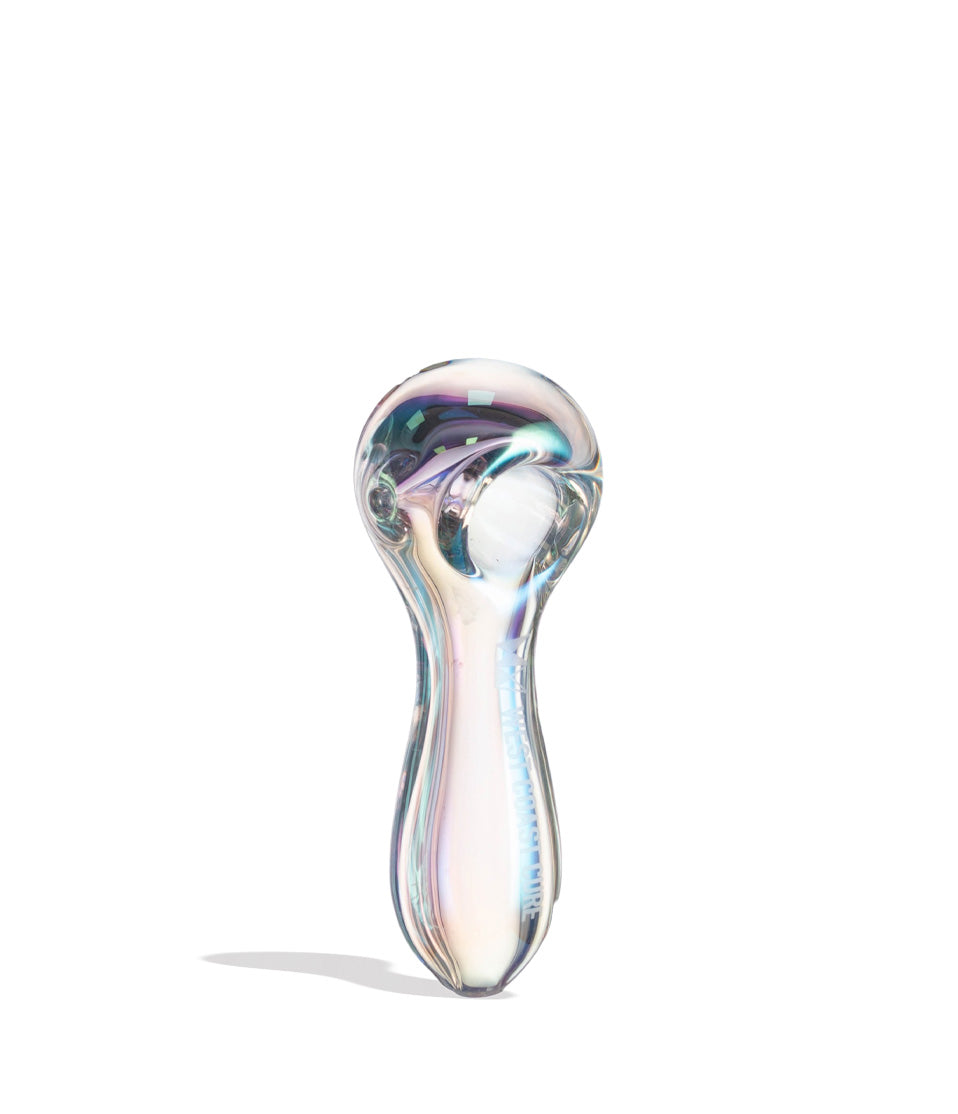 Full Color West Coast Cure Globe Hand Pipe 15pk Angle View on White Background