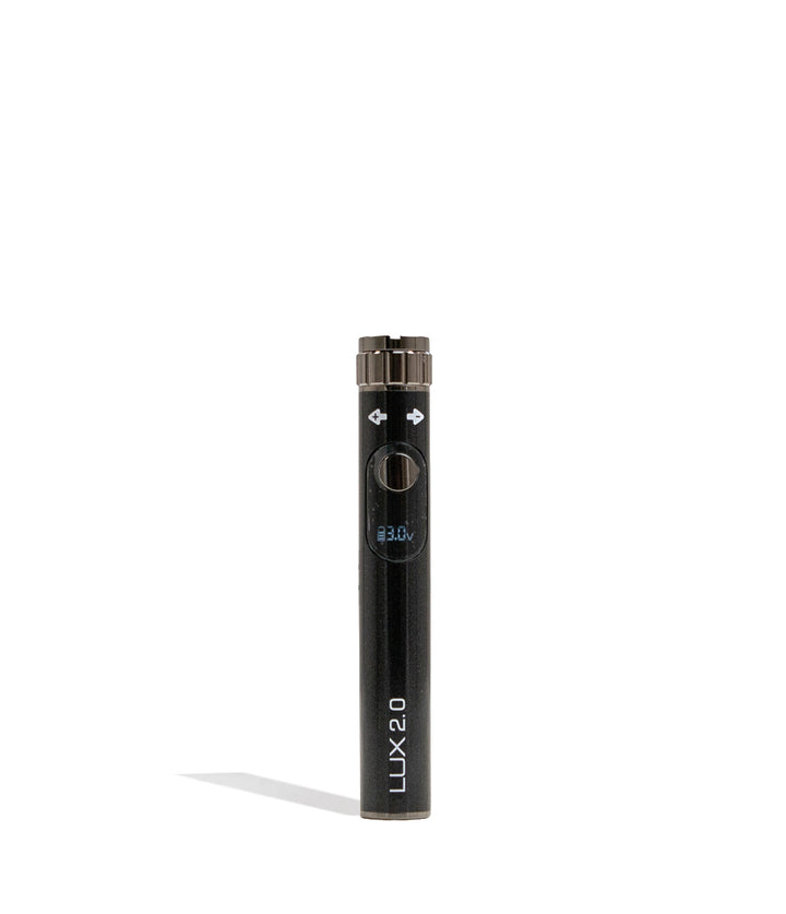 Black Yocan Lux 2.0 Variable Voltage Battery 15pk Front View on White Background